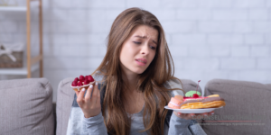 a lady who has an eating disorder