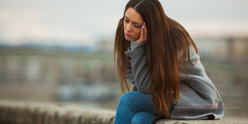 a person having stress