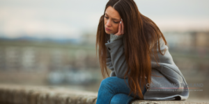 a person having stress